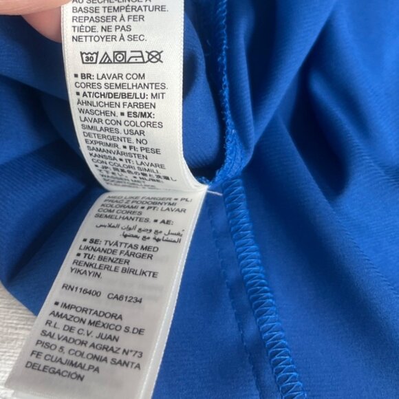 The Drop Ana Slip Dress Womens Small Blue New Silky Adjustable Straps - Picture 12 of 12